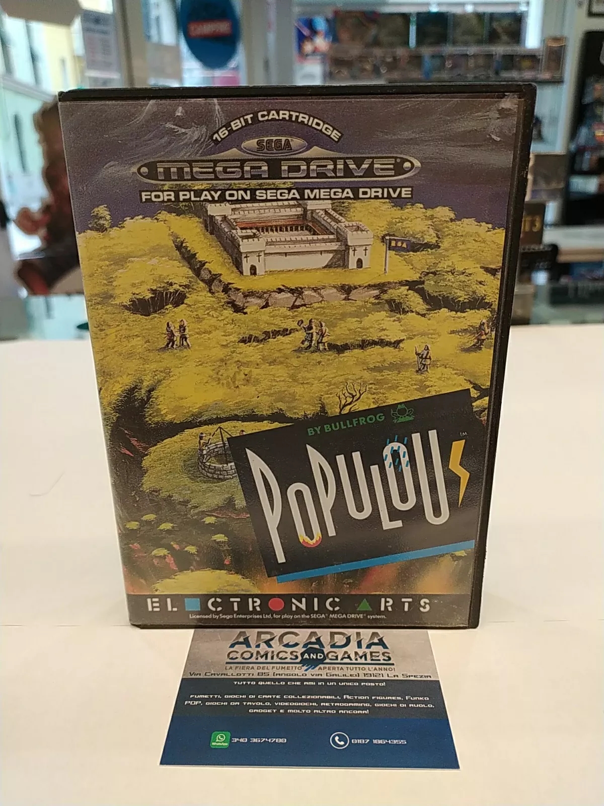 Populous Sega Mega Drive Ottime Condizioni (No Manuale)